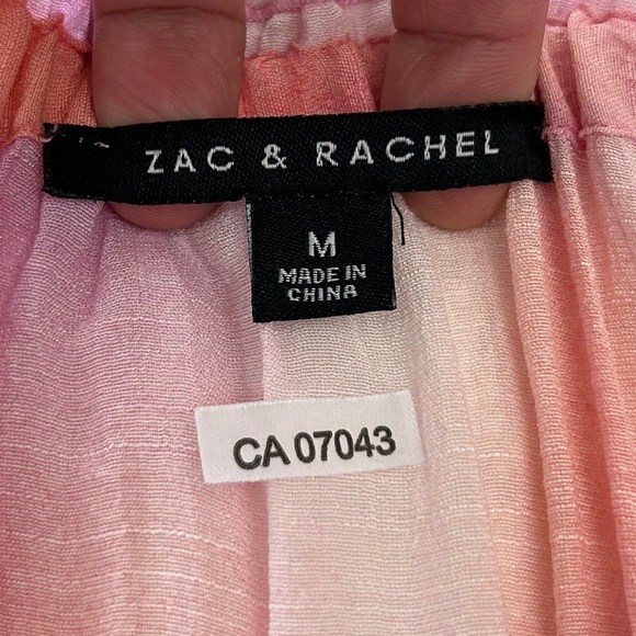 Zac & Rachel Tie-Dye Off The Shoulder Long Sleeve Blouse - Picture 8 of 11